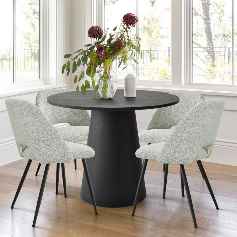 Caetano 4-Person Pedestal Dining Set
