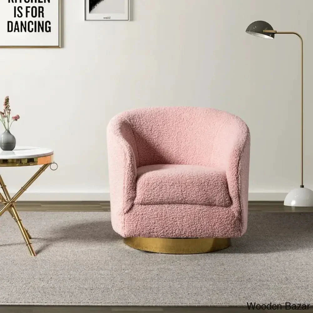 Swivel Barrel Chair-4