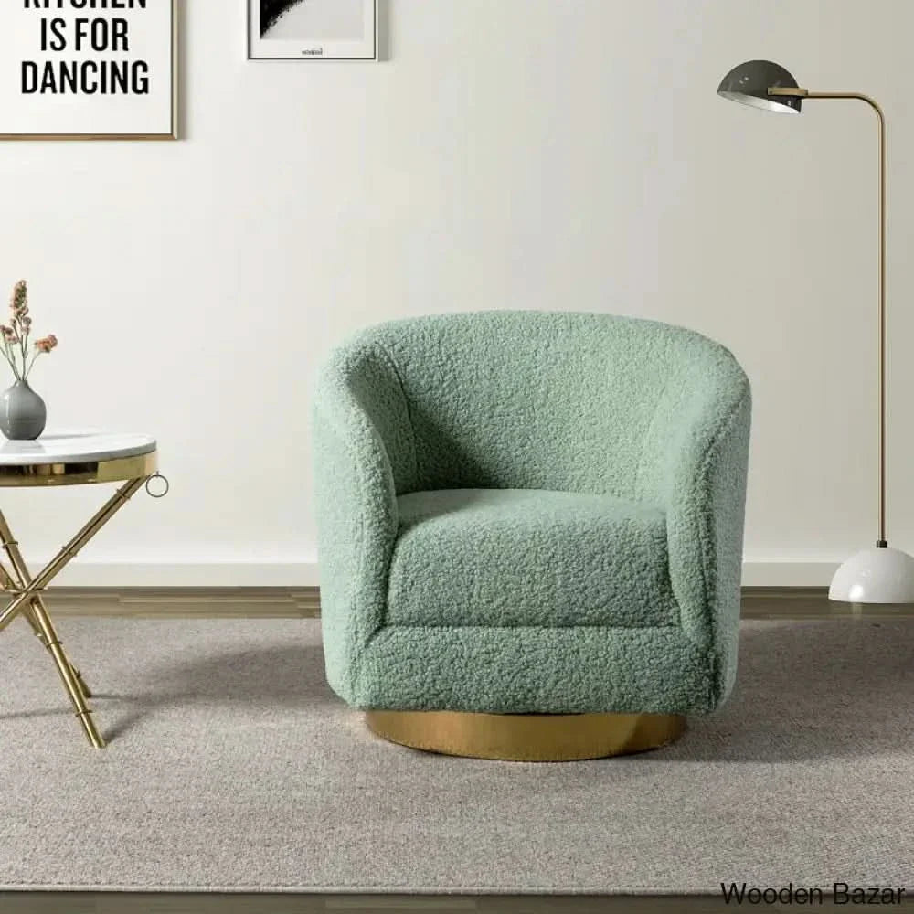 Swivel Barrel Chair-3