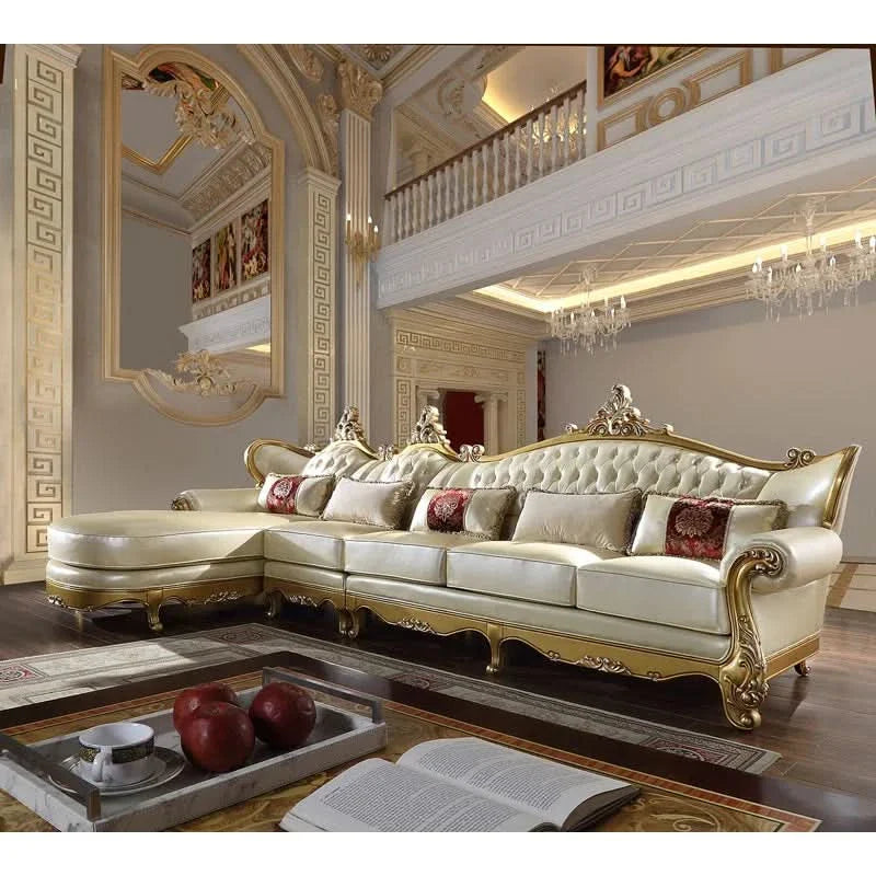 L shape Living Room Set Luxury Sofa Set