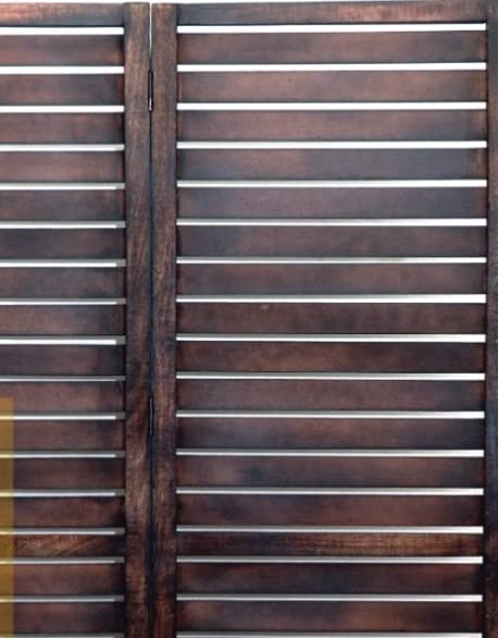 CRAFT DECOR Wooden Room Partition for Living Room, Wood Screen Separator and Wooden Room Dividers, Studio Wall Panel 5 Feet with Stands for Living Room/Bedroom/Office/Restaurant/Pooja Room