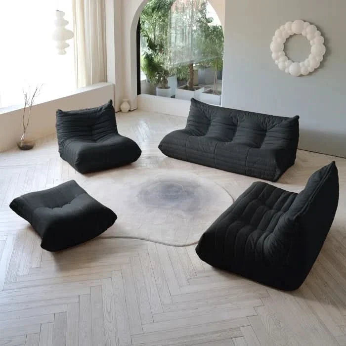 Adorent 4 - Piece Living Room Set Luxury Sofa Set