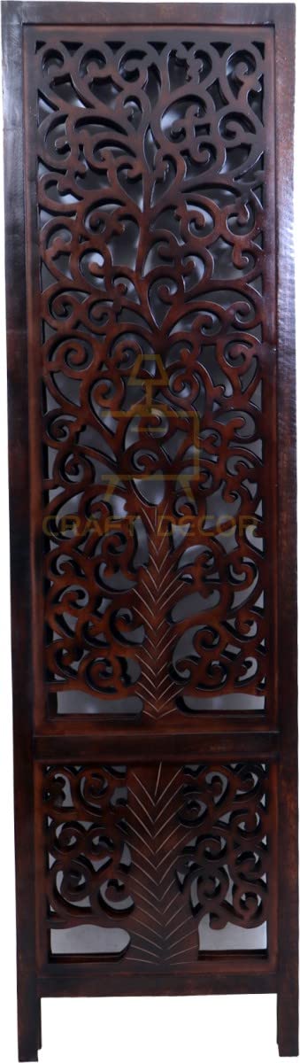 CRAFT DECOR Wooden Panel Wooden Room Partition / Wooden Room Divider / Wooden Screen / Wooden Room Separator for Home/Office/Restaurant/Pooja Room