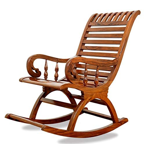 CRAFT DECOR Rocking Chair , Relaxing Chair For Home , Rocking Chair For Adults For Home , Easy Chair For Relax For Old Age , RoseWood Rocking Chair , Traditional Rocking Chair