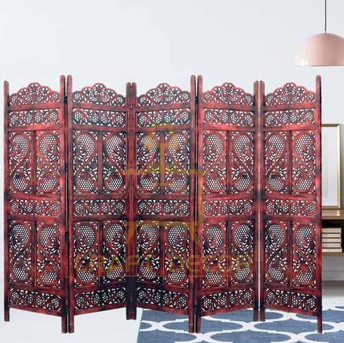 CRAFT DECOR Wooden Room Divider |Wooden Partition for Living Room |Room Separator |Room Wall Divider |Screen Separator for Living Room/Bedroom/Office/Pooja Room