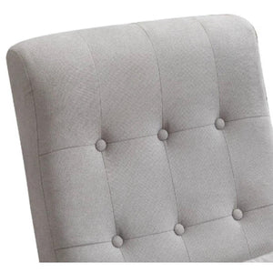 BuildHUB 1 Seater Gravelle Rocking Chair, Wood Rocking Chairs, Wooden Frame, Padded Lounge Chair, Living Room, Bedroom