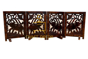 CRAFT DECOR Wooden Baby Safety Gate/Staircase Gate Kid Pet Safety Fence/Freestanding Fold-able Safety Gate for Child/Portable Safety Gate Extension/Wooden Pet Gate