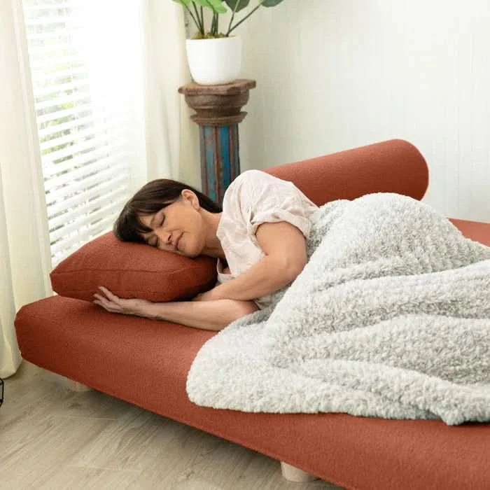 Fold Out Queen Sleeper Sleek and Modern Lounge for Relaxing