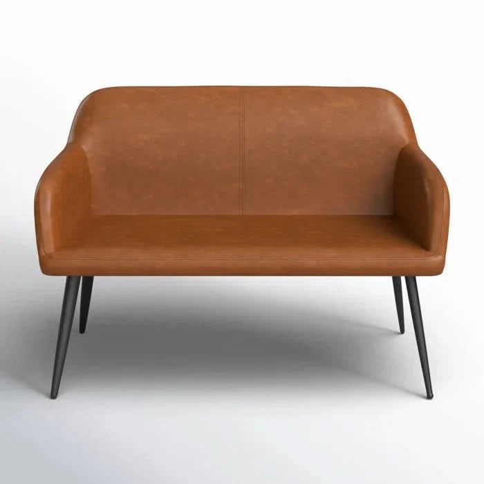 Cantinlor Faux Leather Upholstered Bench - craft decor