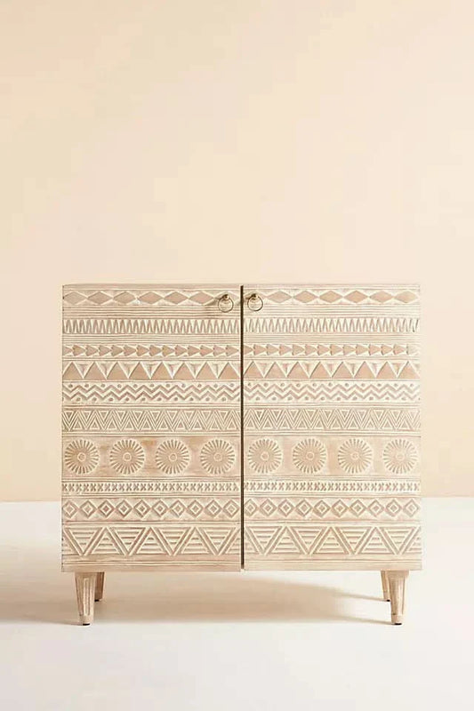 Qascer Bar Cabinet - Craft Decor