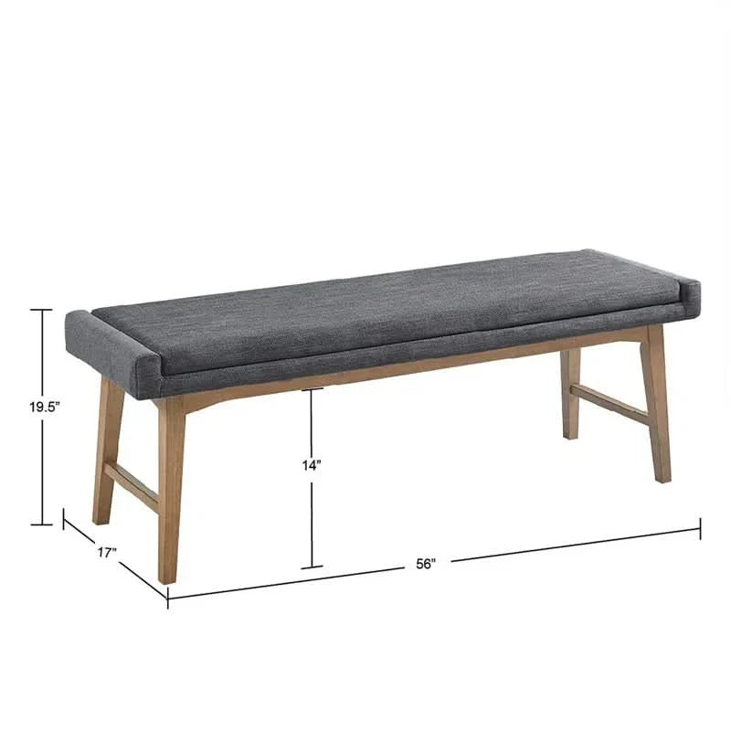Sakilered Modern Upholstered Wood Frame Accent Bench