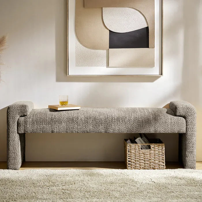 Gelly Modern Upholstered Accent Bench - craft decor