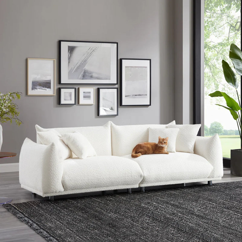 Littlemore Modern Style Sofa - Wooden Bazar