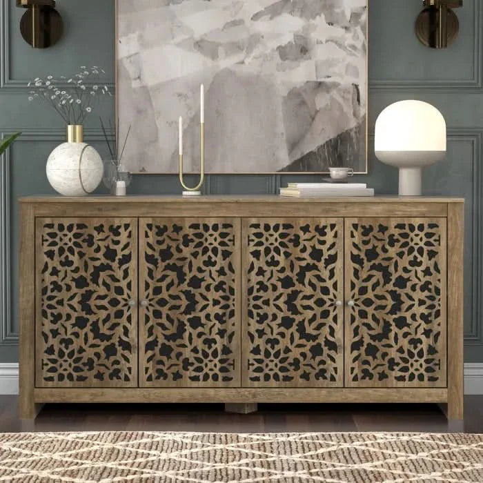 Contemporary Wide Sideboard – Minimalist Design with Maximum Storage