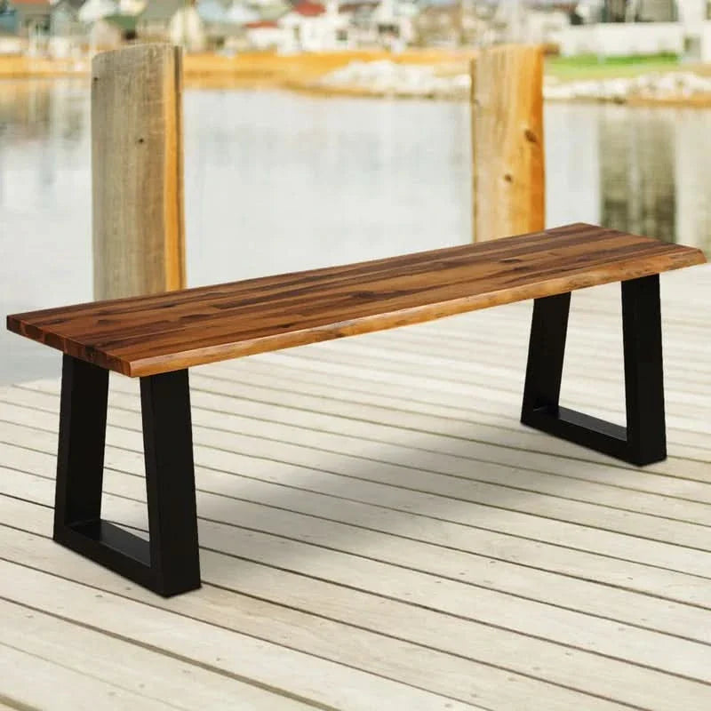 Hamraaz Solid Wood Bench - craft decor