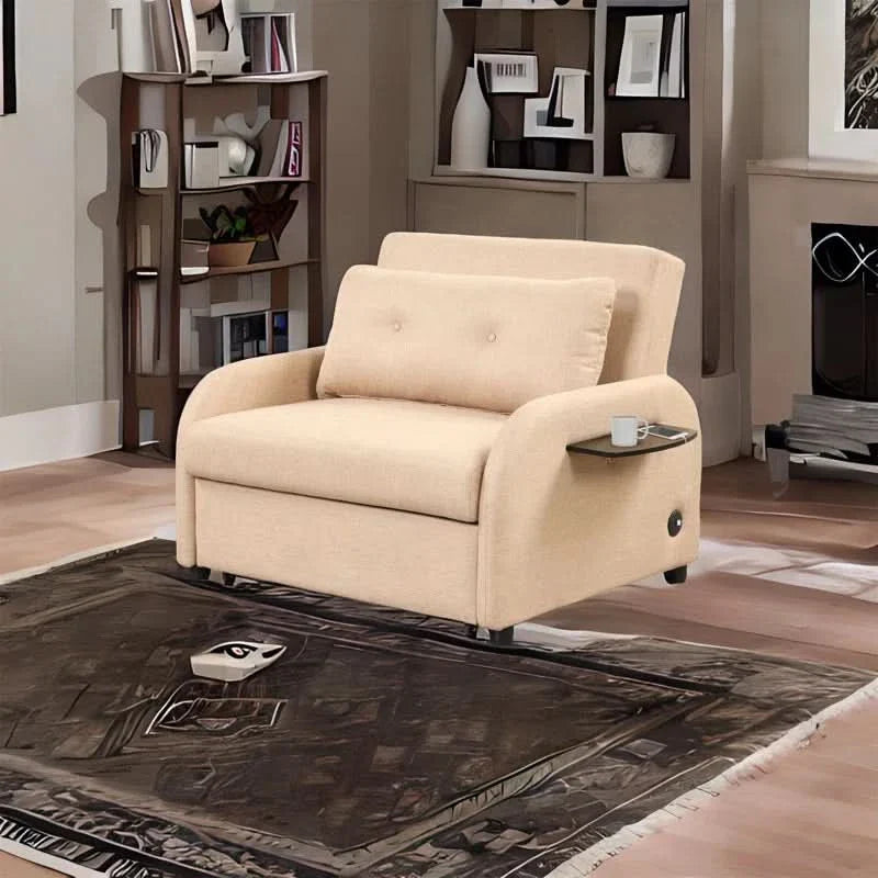 KAnjiwada Upholstered Sleeper Sofa for Modern Living - Craft Decor