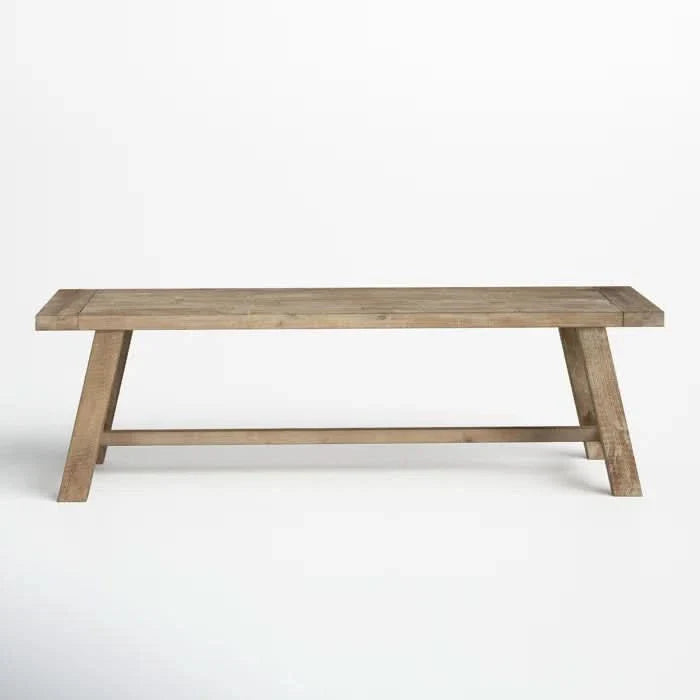 Oasher Solid Wood Bench - craft decor