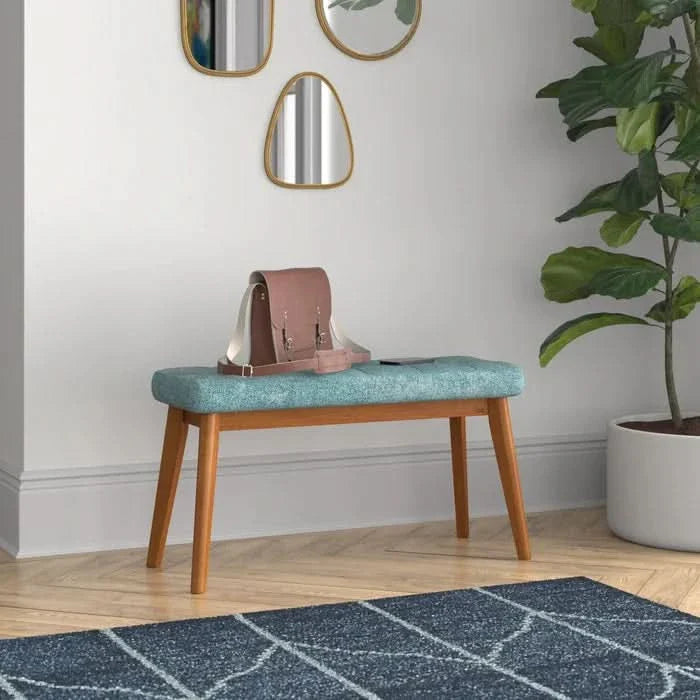 Halepinio Polyester Upholstered Bench - craft decor