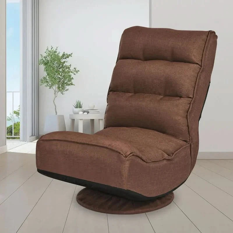 Parity Linen Swivel Lounge Chair for Modern Living - Craft Decor