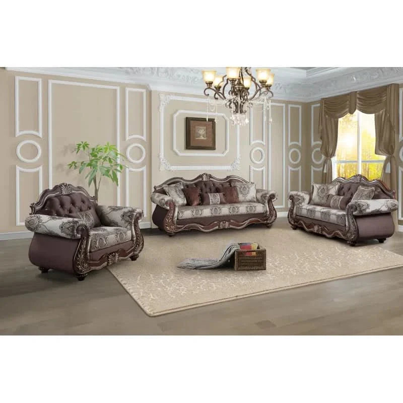 Cambriaz Hills 3-Piece Living Room Luxury Sofa Set - Craft Decor