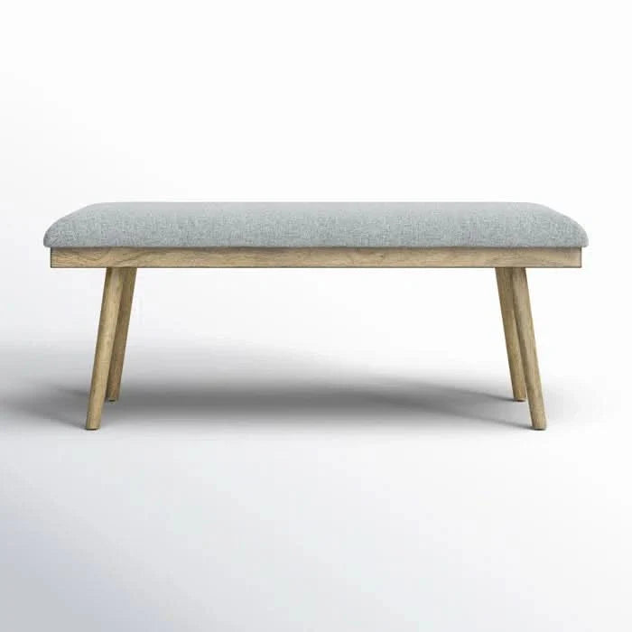 Shermilared Polyester Upholstered Bench - craft decor
