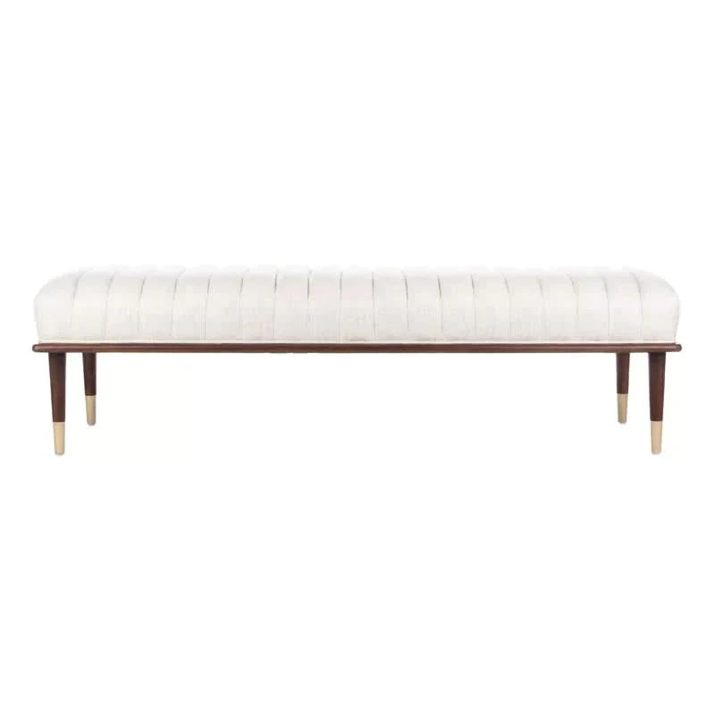 DAASKIL Velvet Upholstered Bench - craft decor