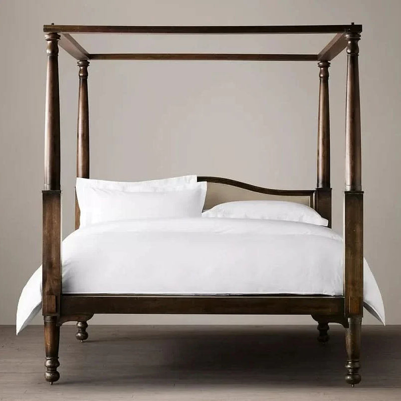 Sokkin Solid Wood Poster Bed - craft decor