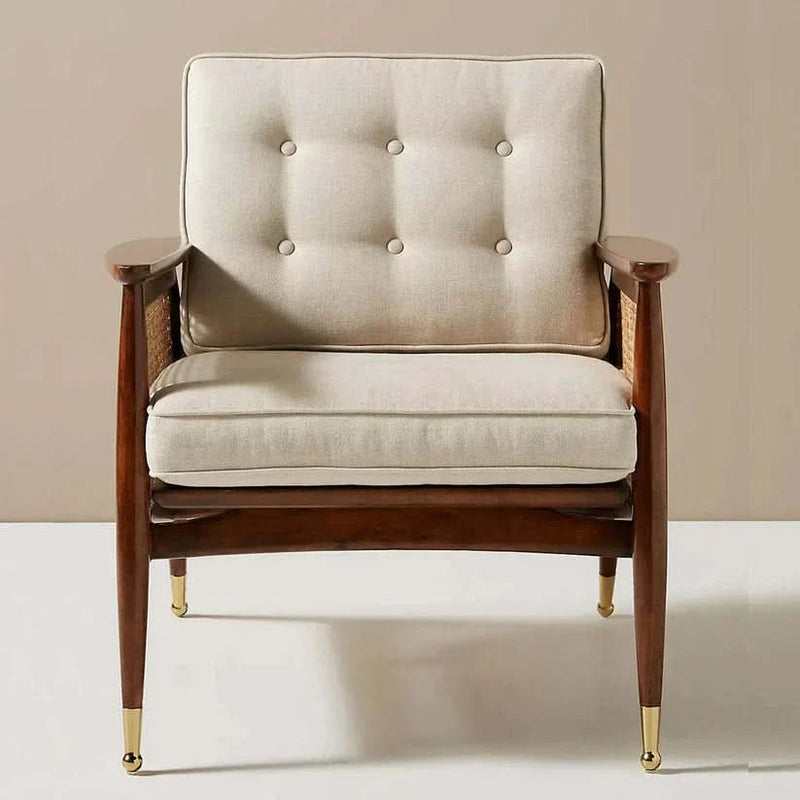 Helliv Wooden Armchair - Craft Decor