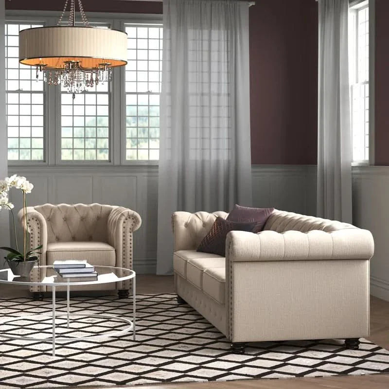 Cordarellz 3 - Piece Living Room Set Luxury Sofa Set