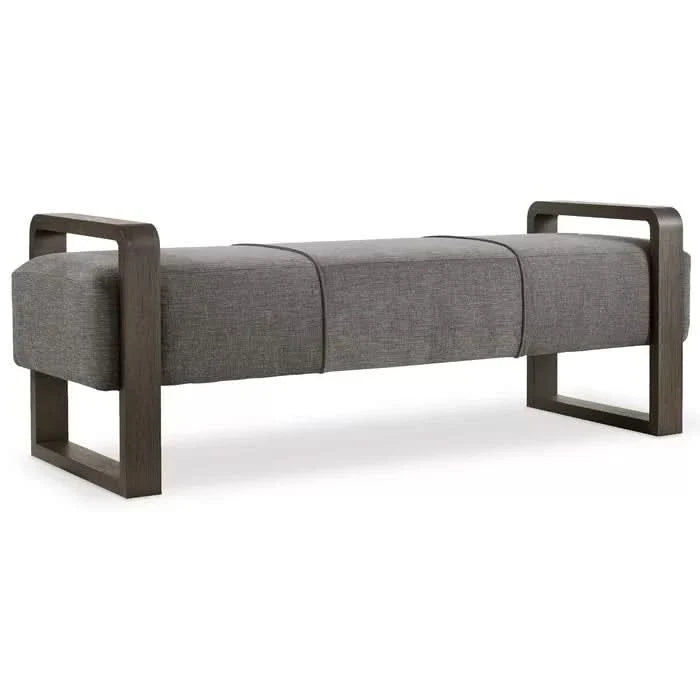 Oilen Polyester Blend Upholstered Bench