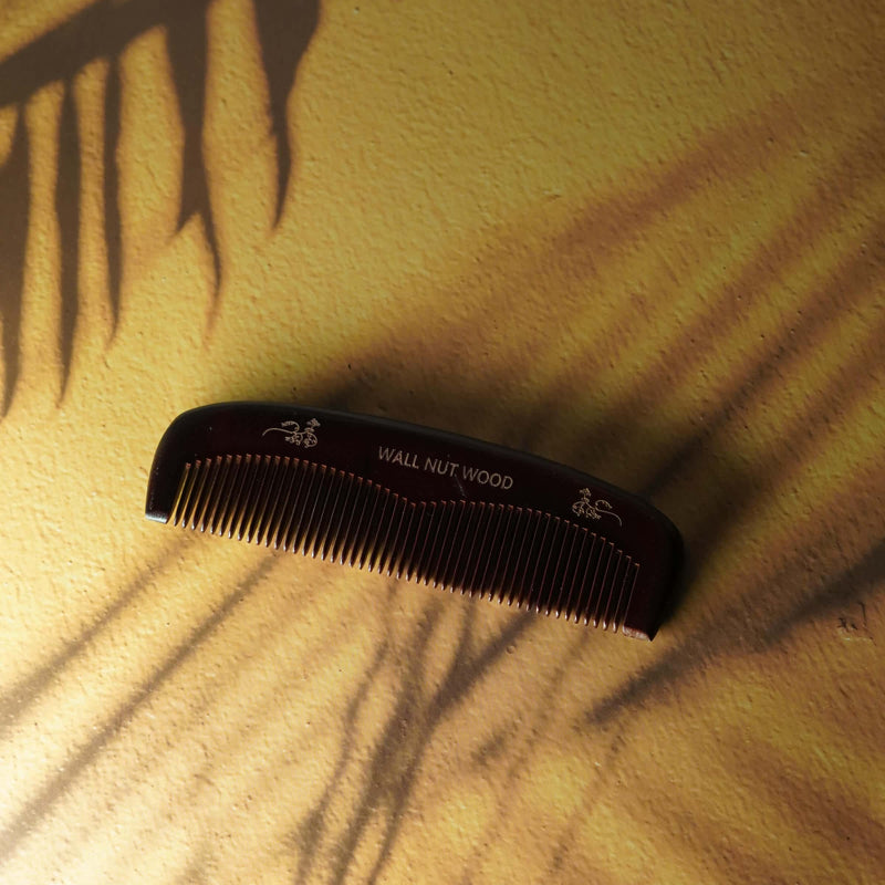 Handcrafted Wood Pocket Comb 2