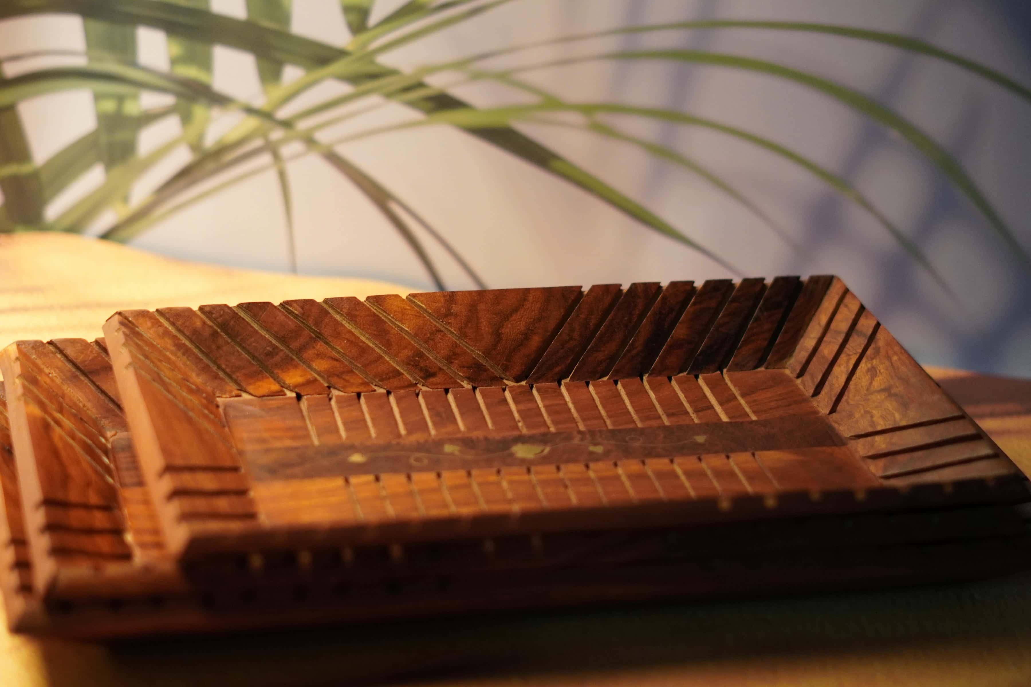 Nesting Wooden Serving Trays