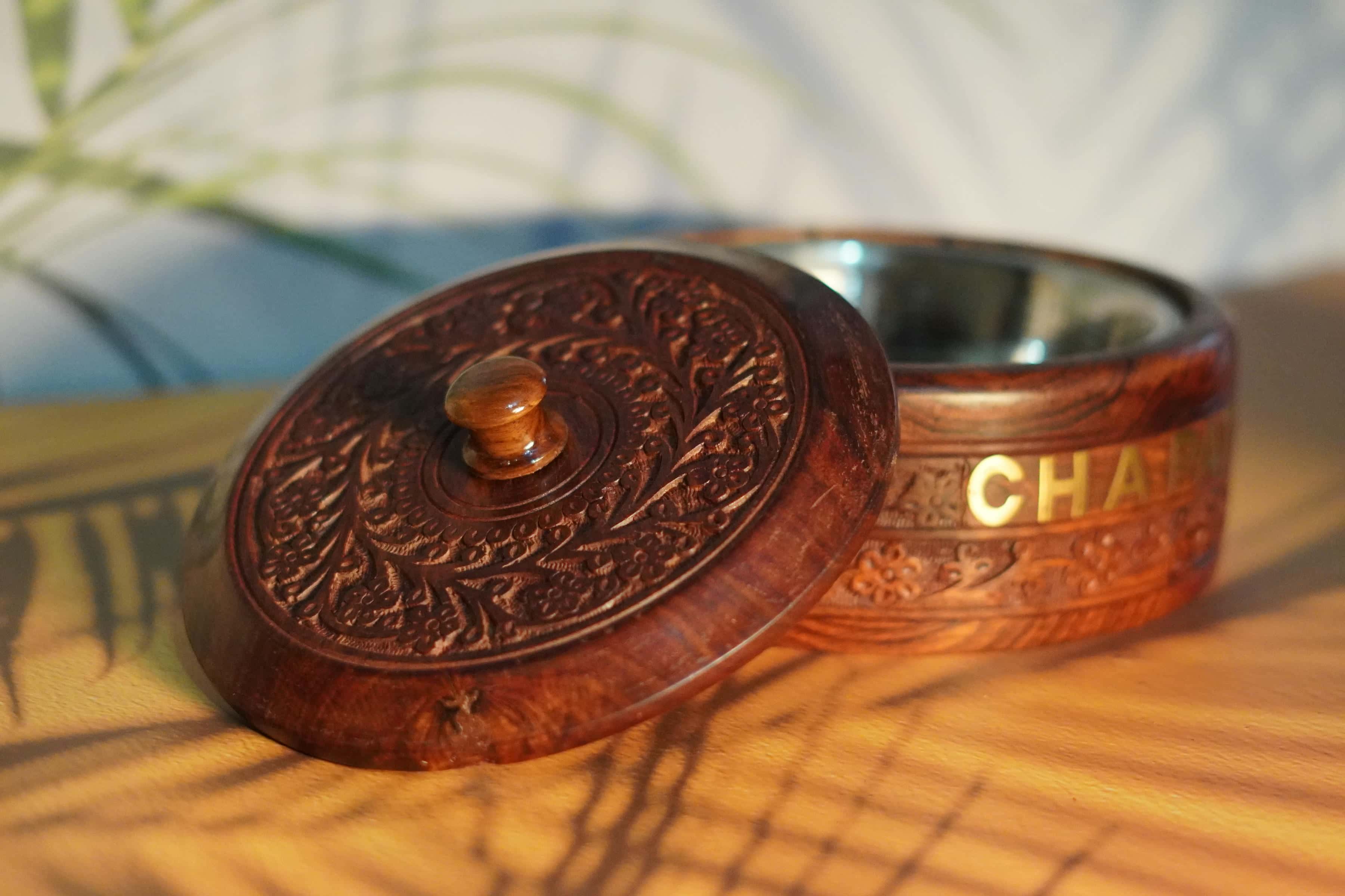 Handcrafted Wooden Rustic Elegance Chapati Box