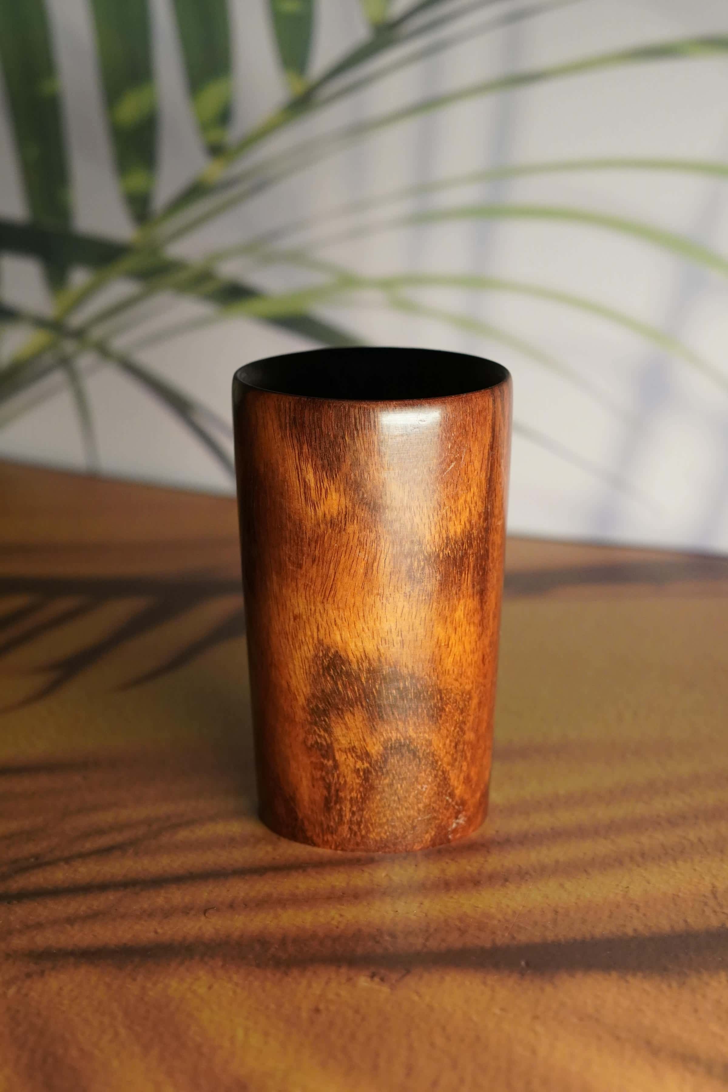 Handcrafted Wooden Glass