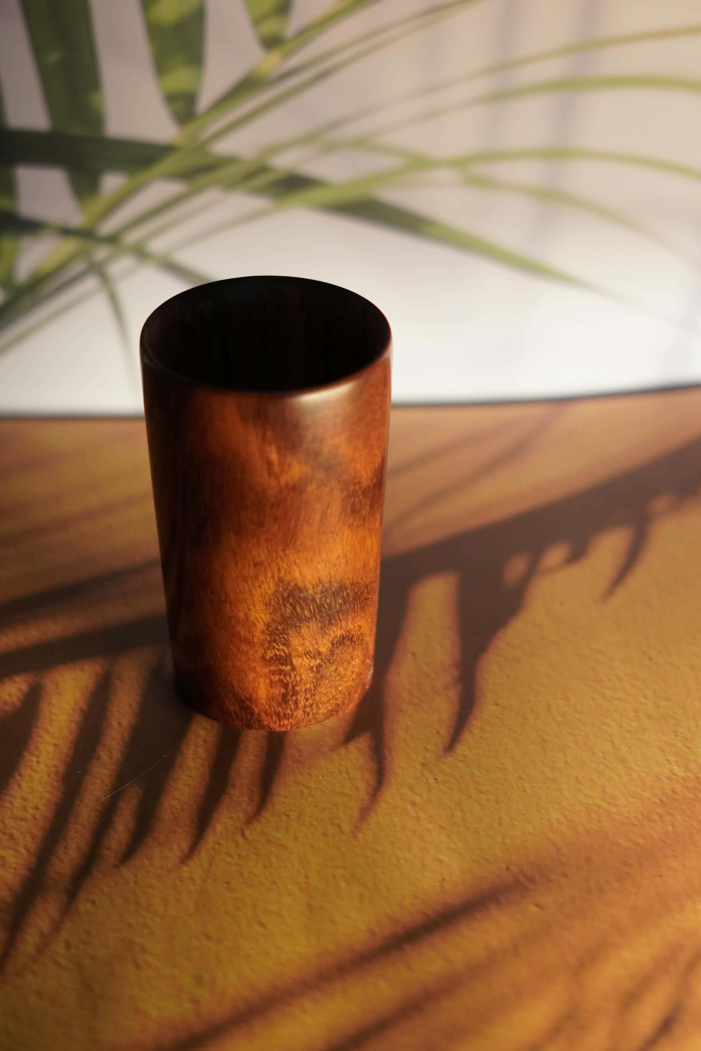 Handcrafted Wooden Glass