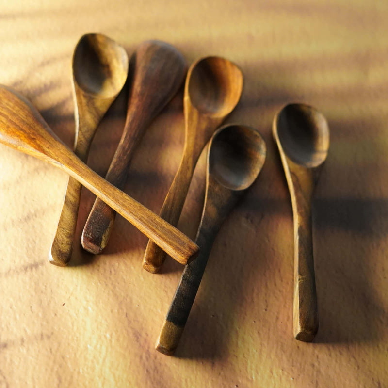 Versatile Wooden Spoons for Everyday Use (set of 6)