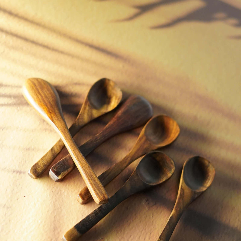 Versatile Wooden Spoons for Everyday Use (set of 6)