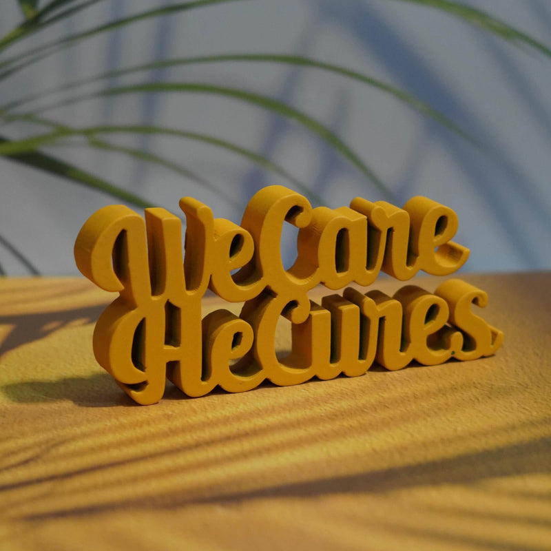 WE CARE HE CARE