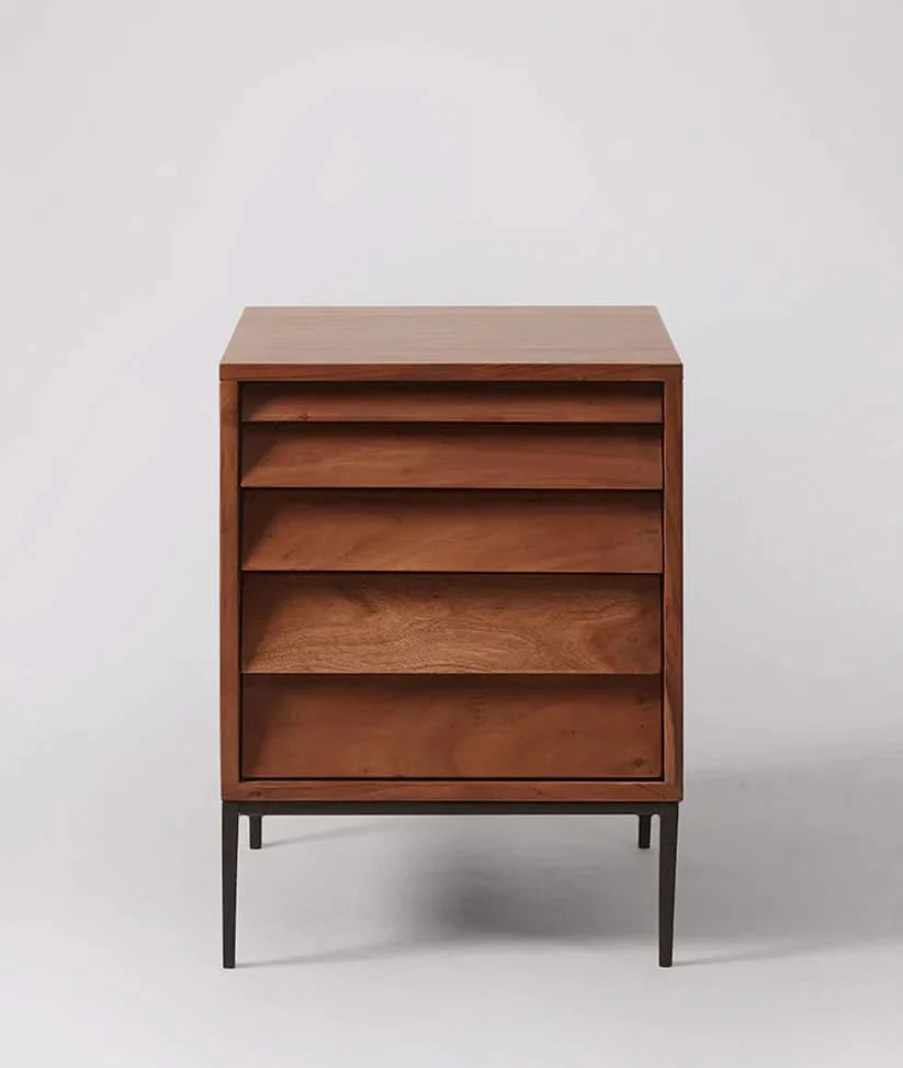 Solid Wood Bed Side Table - Craft Decor