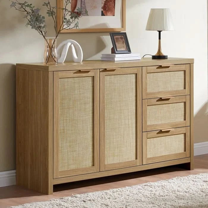 Sideboard with 3 Drawers – Wooden Storage Cabinet