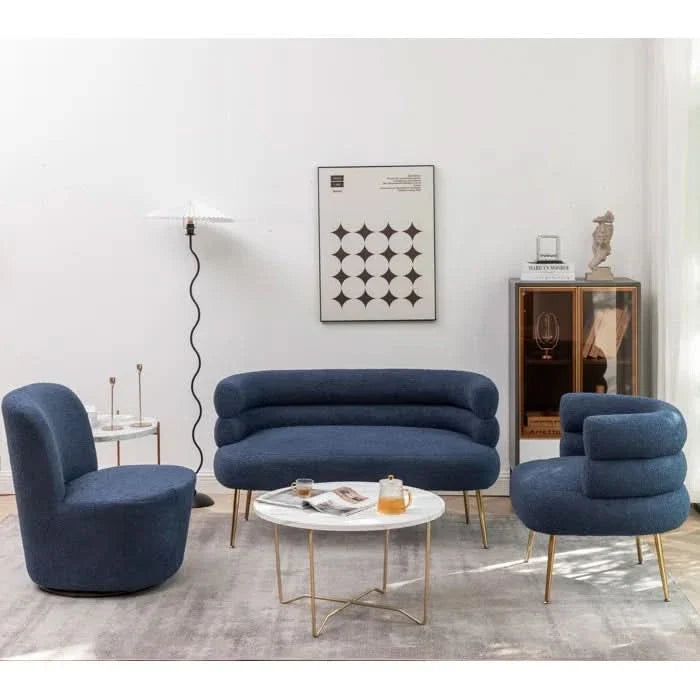 Demetriusz 3 - Piece Living Room Set Luxury Sofa Set