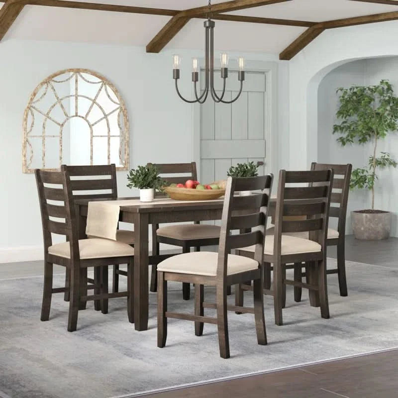 Zanex 6 Seater Wooden Dining Table Set For Modern Living - Craft Decor