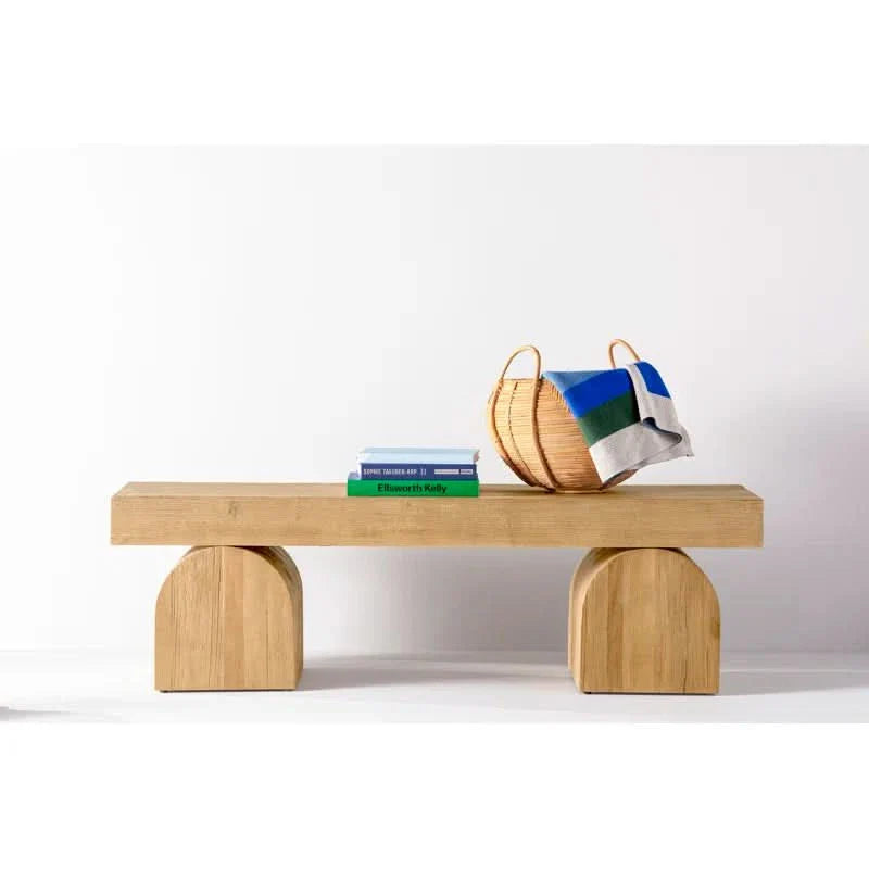 Hanpist Solid Wood Bench for Modern Living - craft decor