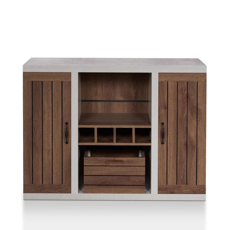 Eangered Rustic 7-shelf Sideboard - Craft Decor
