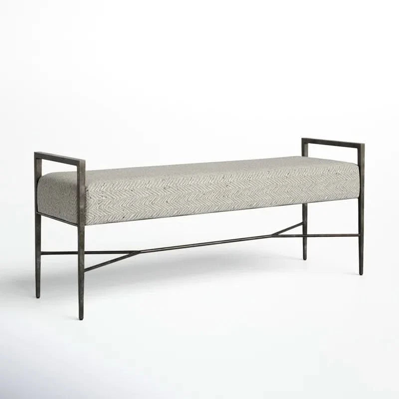 Carbolite Polyester Blend Upholstered Bench
