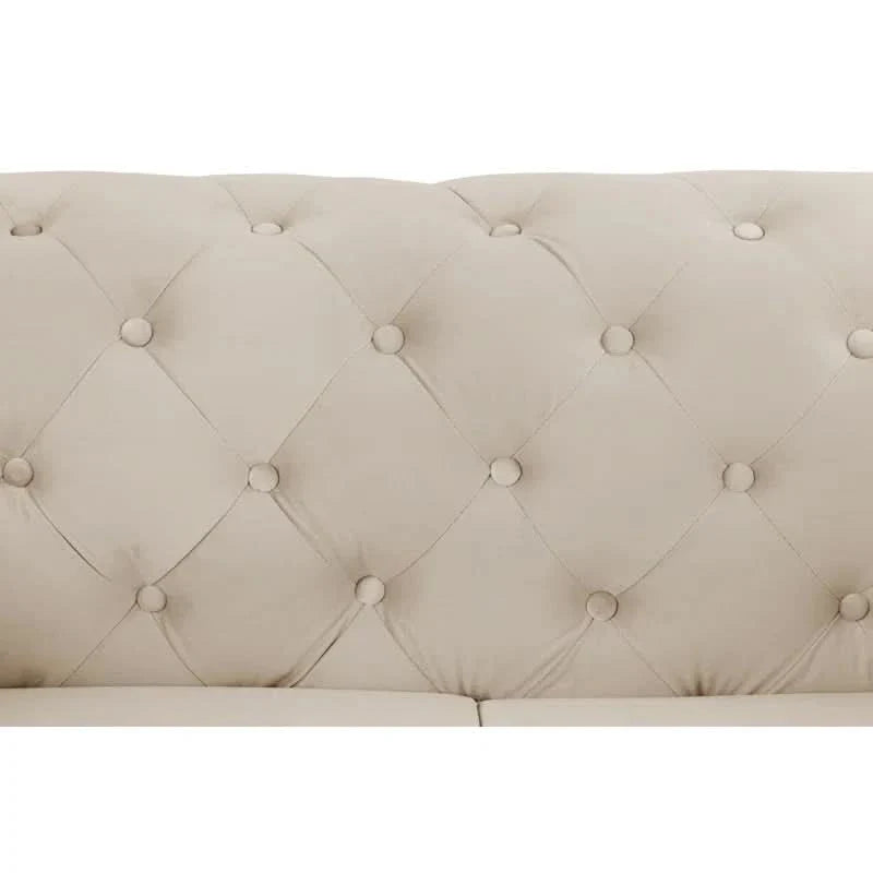 Grafordo 4 - Piece Velvet Living Room Luxury Sofa Set
