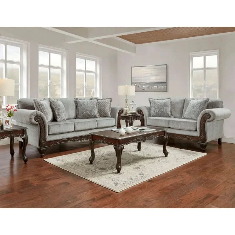 Halimaz 2 - Piece Living Room Luxury Sofa Set