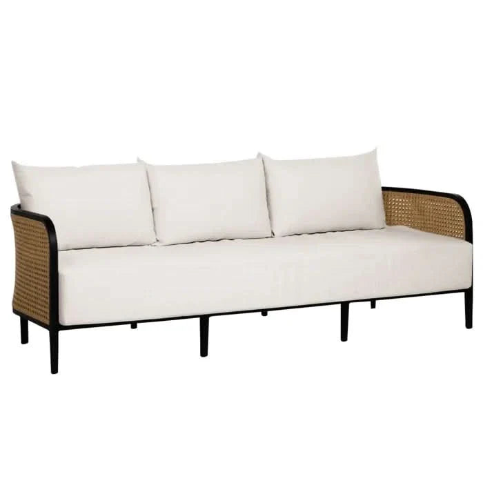 3-Seater Outdoor Patio Sofa – Weatherproof Seating