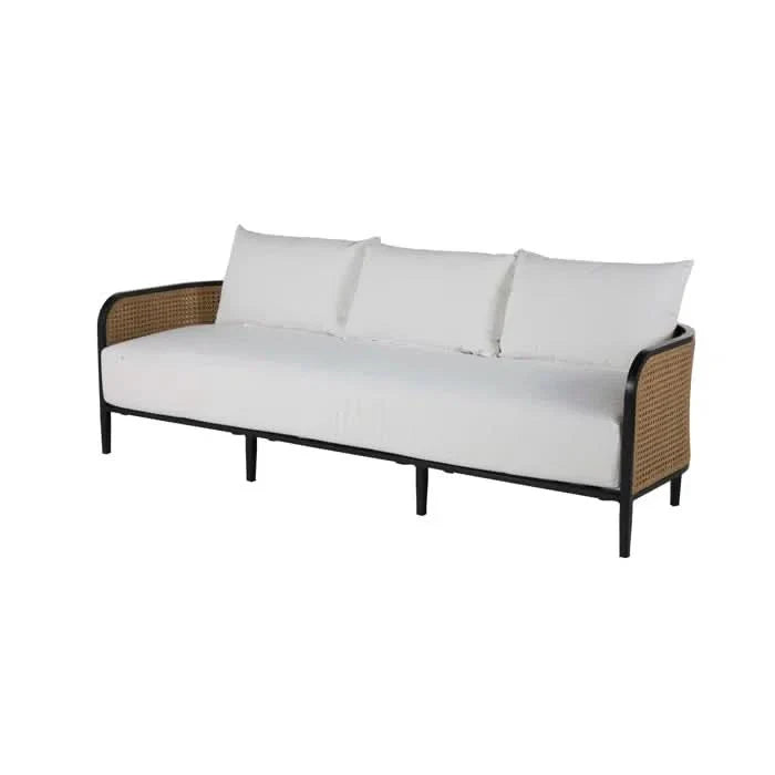 3-Seater Outdoor Patio Sofa – Weatherproof Seating