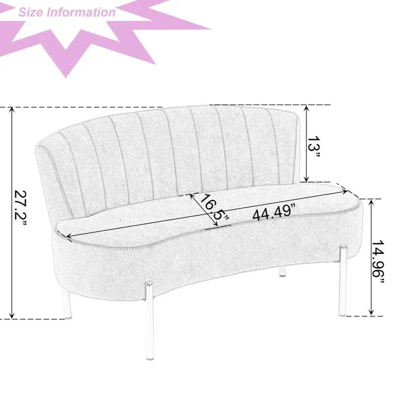 Charcoalan Polyester Blend Upholstered Bench - craft decor